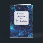 Grandson 18. Geburtstagsstars in Galaxy Sky Karte<br><div class="desc">Diese Karte zeigt einen faszinierenden Galaxienhimmel, der mit unzähligen schimmernden Sternen geschmückt ist und das grenzenlose Potenzial eines jungen Lebens darstellt, das gerade erst beginnt sich zu entfalten. An der Vorderseite steht eine kühne, feierliche Botschaft, die einem lieben Enkel einen glücklichen 18. Geburtstag wünschen soll. Die Kombination aus kosmischer Kulisse...</div>