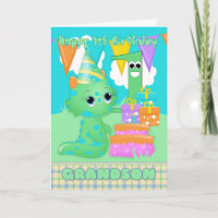 Grandson 1. Geburtstag Niedliches kleines Monster