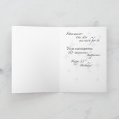 Grandson 23. Geburtstag Star Inspiration Schwarz Karte (Innenseite)