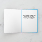 Grandson 6. Geburtstag-Puzzle-Karte Karte (Innenseite)