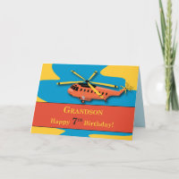 Grandson, 7. Geburtstag mit Hubschrauber