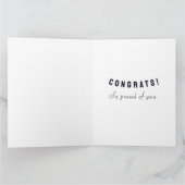 Grandson Abschluss 2025 Card Karte (Innenseite)