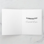 Grandson Abschluss 2025 Card Karte (Innenseite)