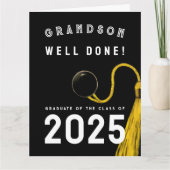 Grandson Abschluss 2025 Card Karte (Vorderseite)