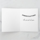 Grandson Abschluss 2025 Card Karte (Innenseite)