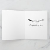 Grandson Abschluss 2025 Card Karte (Innenseite)