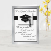 Grandson Abschluss Hat Karte (Gelbe Blume)