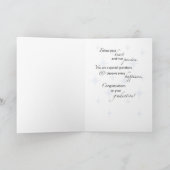 Grandson Abschluss Herzlichen Glückwunsch Scarlet Karte (Innenseite)