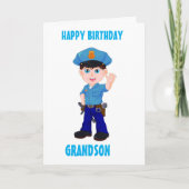 GRANDSON AM GEBURTSTAG! KARTE (Vorderseite)