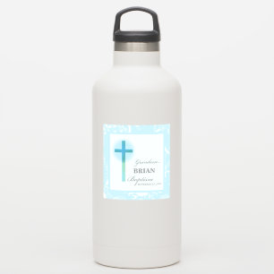 Grandson Baptisk Blue Lace Personalisiert Aufkleber