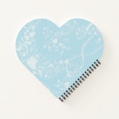 Grandson Baptisk Blue Lace Personalisiert Notizblock (Rückseite)