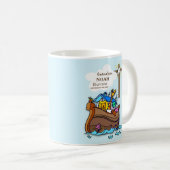 Grandson Baptism Noahs Ark Personalisiert Kaffeetasse (VorderseiteRechts)
