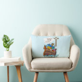 Grandson Baptism Noahs Ark Personalisiert Lendenkissen (Stuhl )