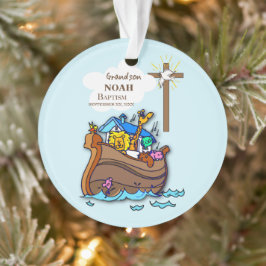 Grandson Baptism Noahs Ark Personalisiert Ornament
