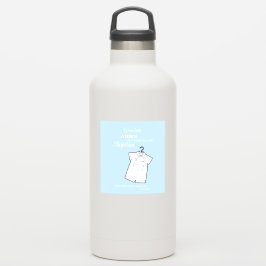 Grandson Baptisse Anzug auf Baby Blue Personalisie Aufkleber