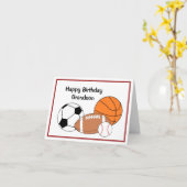 Grandson Birthday Card Karte (Gelbe Blume)