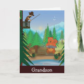 Grandson Birthday Card Karte (Vorderseite)