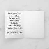 Grandson Birthday Card Karte (Innenseite)