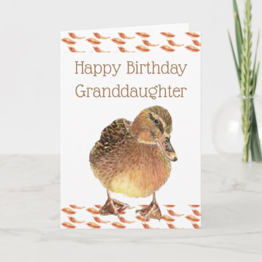 Grandson Birthday Fun Ducky Quack Quack Karte (Vorderseite)