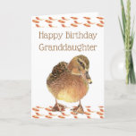 Grandson Birthday Fun Ducky Quack Quack Karte<br><div class="desc">Funny Birthday with Cute Duck Card for your grandson with the inside about the ,  One little ducky with the feather on it's back,  he leads the others with a quack,  quack,  quack the nursery rhyme Six Little Ducks and a Happy Birthday</div>