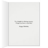 Grandson Birthday mit Schild (Innen (Rechts))