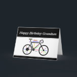 Grandson Birthday Motivierend Bike Bicycle Karte<br><div class="desc">Motivierend Fahrradausweis für den Geburtstag Ihres Enkels,  wenn er Fahrrad,  Fahrrad,  Sport,  Hobby Lieben</div>