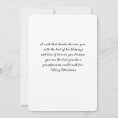 Grandson Blue Truck Weihnachtsbaum und Tiere (Rückseite)