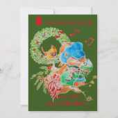 Grandson Christmas Grußkarte Feiertagskarte (Vorderseite)