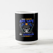 Grandson Cop Thin Blue Line Kaffeetasse (Mittel)