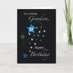 Grandson Custom Age Birthday Star Inspiration Karte<br><div class="desc">Ob zum 32.,  35. oder sogar 45. Geburtstag eines Enkels - diese Karte passt aufgrund des anpassbaren Alters auf der Vorderseite. Wenn du also will,  deinem lieben Enkel Geburtstagsgrüße zu schicken,  dann ist das die Karte für ihn.</div>