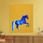 Grandson der Godolphin Arabian Blu Canvas Print Leinwanddruck (Insitu (Wohnzimmer))