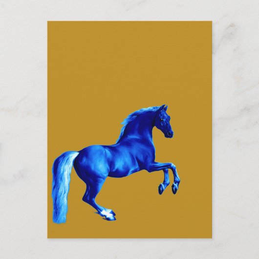 Grandson der Godolphin Arabian Blu Canvas Print Postkarte (Vorderseite)