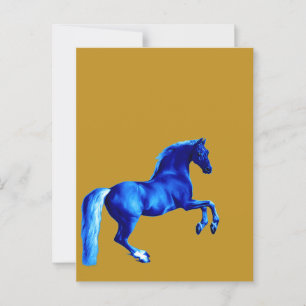 Grandson der Godolphin Arabian Blu Canvas Print Postkarte