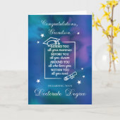 Grandson Doctorate PHD Abschluss Herzlichen Glückw Karte (Gelbe Blume)