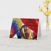 **GRANDSON** ERREICHEN FÜR DEN HIMMEL / GLÜCKLICHE KARTE (Gelbe Blume)