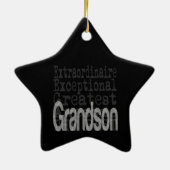 Grandson Extraordinaire Keramik Ornament (Hinten)