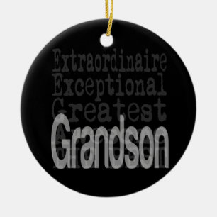 Grandson Extraordinaire Keramikornament