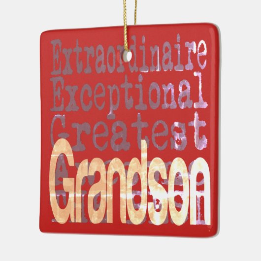 Grandson Extraordinaire Keramikornament (Links)