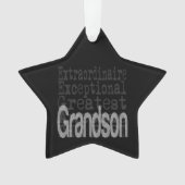 Grandson Extraordinaire Ornament (Vorderseite)