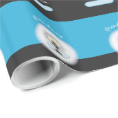 Grandson First Communation, Blue Cup Geschenkpapier (Rolleneckpunkt)