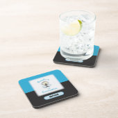 Grandson First Communation, Blue Cup Getränkeuntersetzer (Rechte Seite)