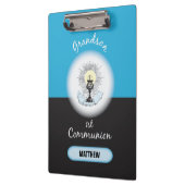 Grandson First Communation, Blue Cup Klemmbrett (Links)