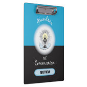 Grandson First Communation, Blue Cup Klemmbrett (Rechts)