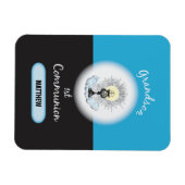Grandson First Communation, Blue Cup Magnet (Horizontal)