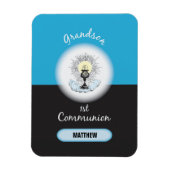 Grandson First Communation, Blue Cup Magnet (Vertikal)
