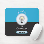 Grandson First Communation, Blue Cup Mousepad (Mit Mouse)