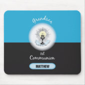 Grandson First Communation, Blue Cup Mousepad (Vorne)