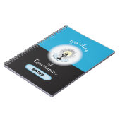 Grandson First Communation, Blue Cup Notizblock (Linke Seite)