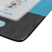 Grandson First Communation, Blue Cup Schneidebrett (Ecke)