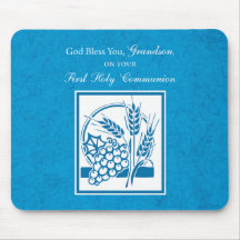 Grandson First Communion Blue, Weizen, Trauben